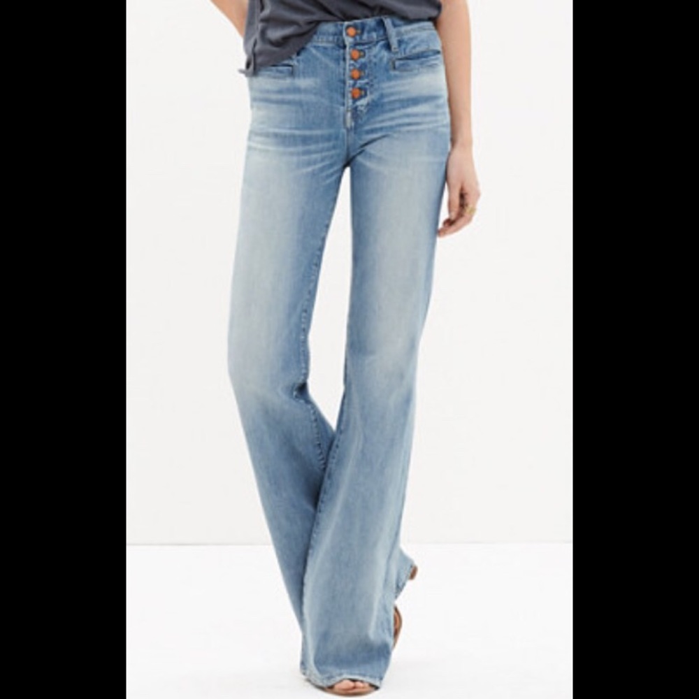 Madewell Flea Market Flare Button Fly Edition
